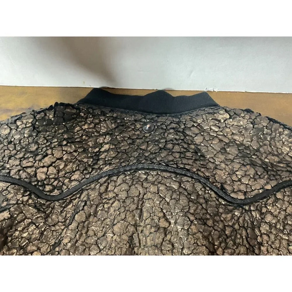 Diesel Womens Metallic Bronze Wendy Jacket Size Small - Picture 13 of 16